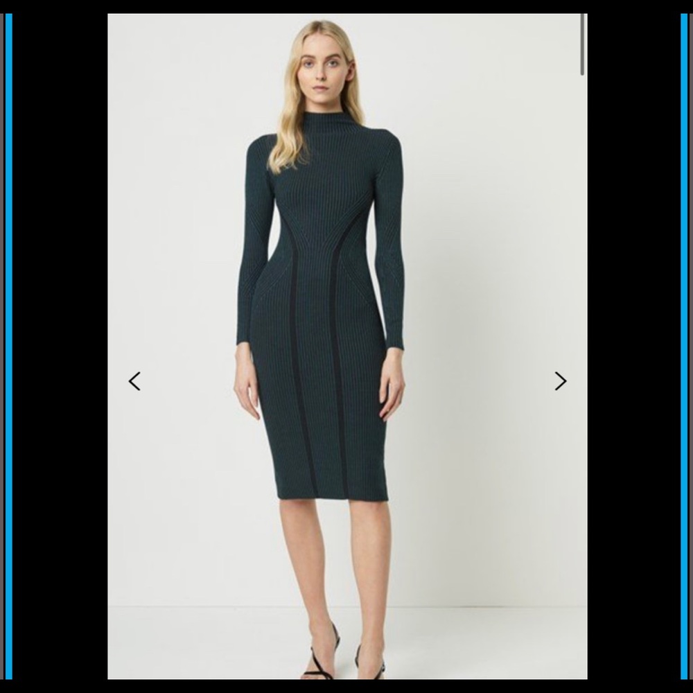 French Connection Simona Bodycon High Neck Dress